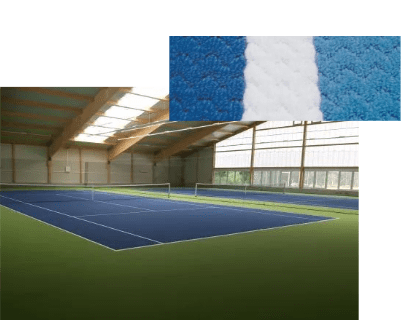 Tennisboden, Tennishallenboden und LED-Hallenbeleuchtung | BTS